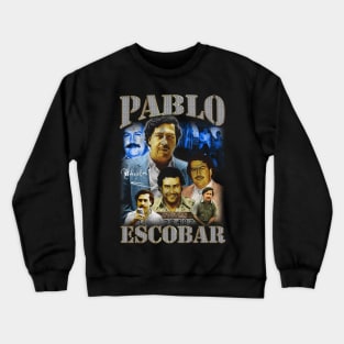 Pablo escobar bootleg vintage 90s design Crewneck Sweatshirt